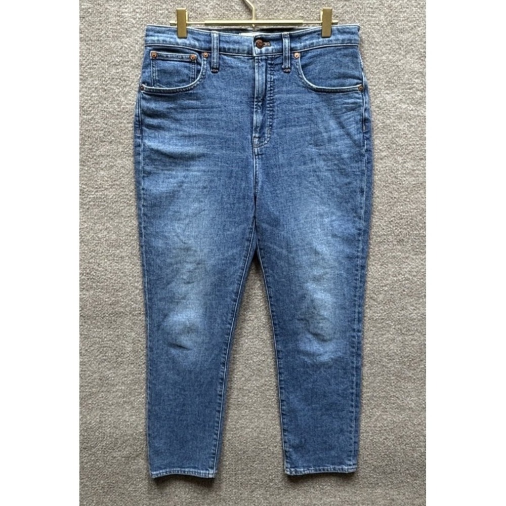 Madewell Jeans Women Size 28 Blue The Perfect Vintage Crop Denim Pant Washed EUC